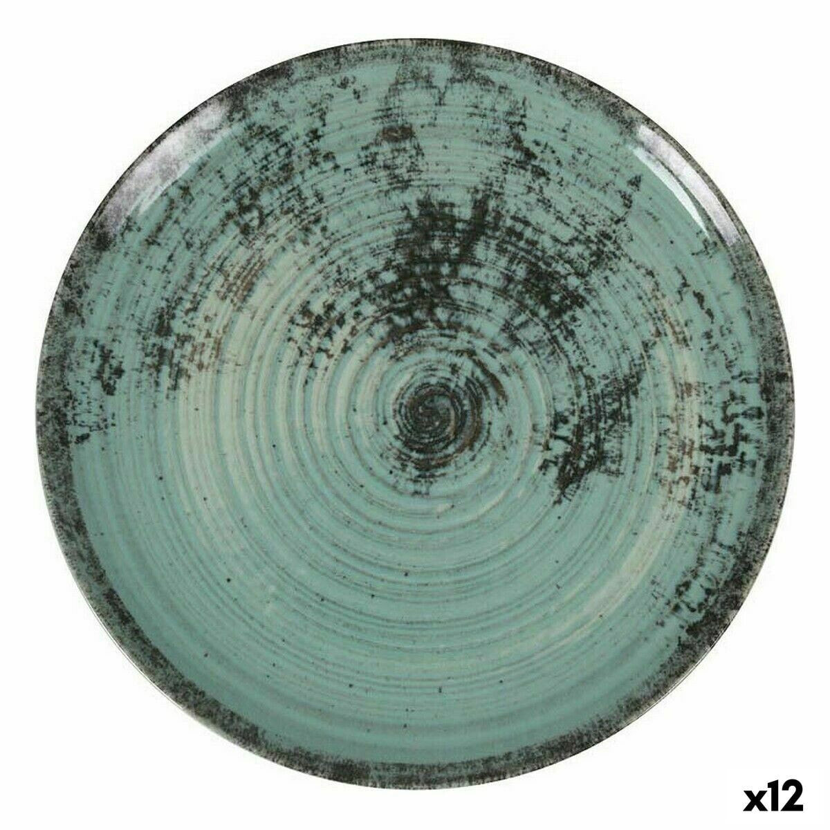 Плоская тарелка La Mediterránea Aspe бирюзовый Ø 26 x 2,5 cm (12 штук)