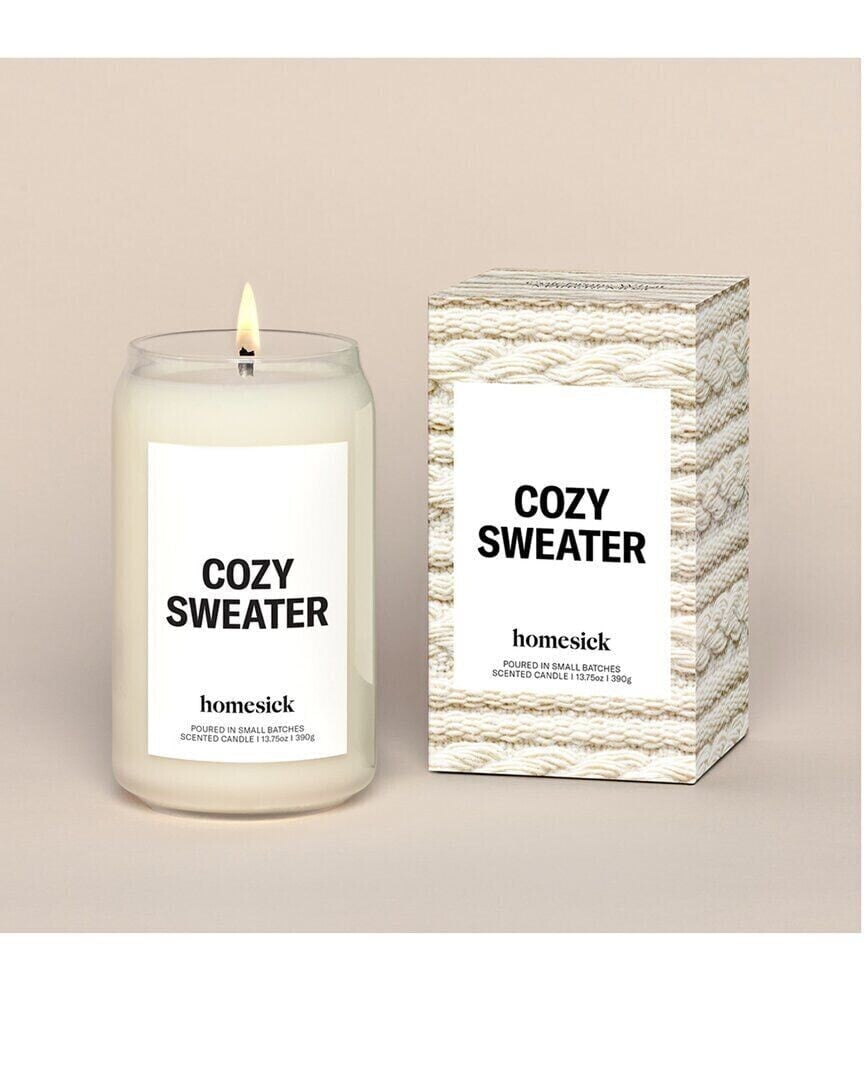 Homesick Cozy Sweater Candle White