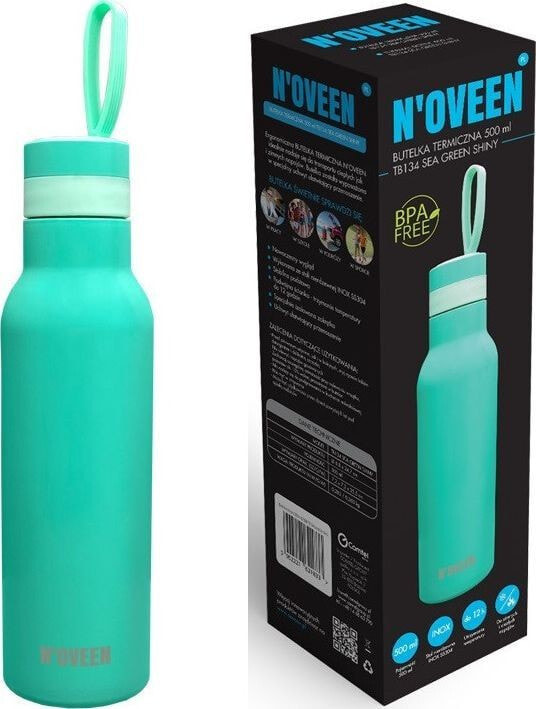Noveen 500 ml NOVEEN TB134 Sea Green Shiny Thermal Bottle