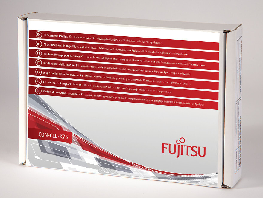 Fujitsu CON-CLE-K75 набор для чистки оборудования Сухая ткань для чистки оборудования Сканер