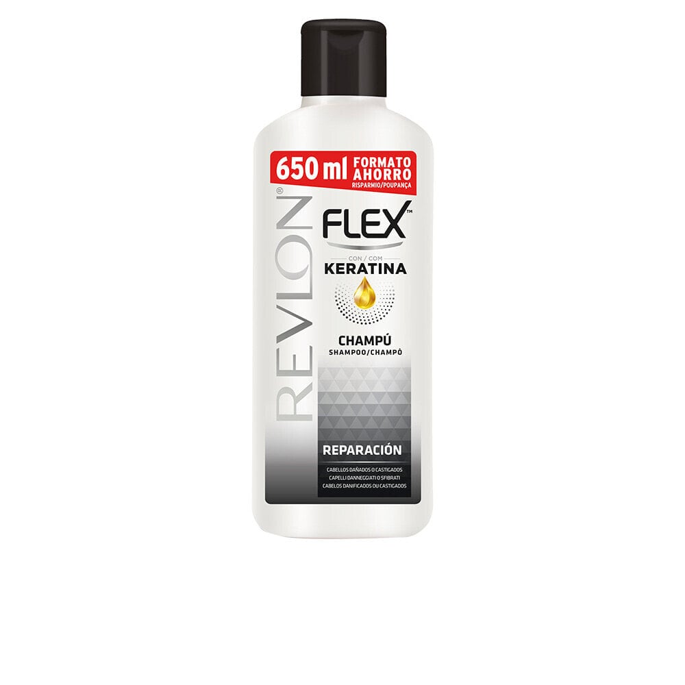 Revlon Flex Keratin Repair Shampoo Кератиновый восстанавливающий шампунь для сухих и поврежденных волос 650 мл