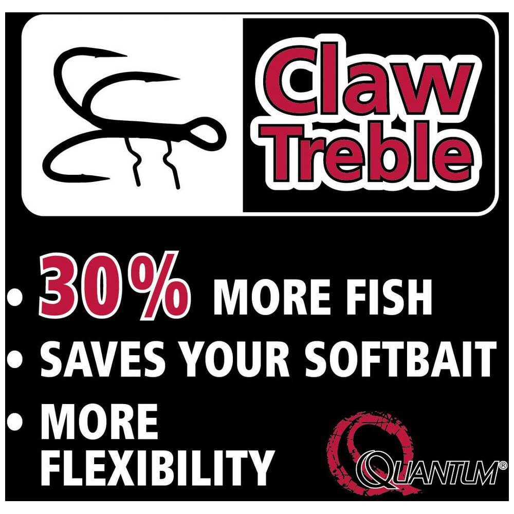 QUANTUM FISHING Claw Treble Sticker