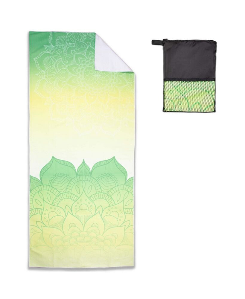 Arkwright Home mandala Beach Towel w/ Travel Bag - 30x70 - Color Options