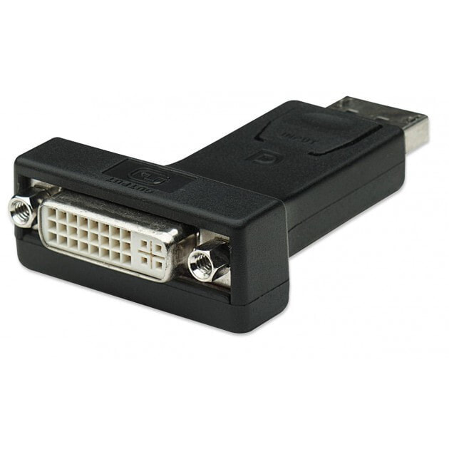 Techly IADAP-DSP-229 кабельный разъем/переходник DisplayPort DVI-I Черный