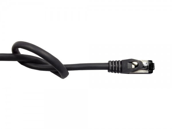 Alcasa 8060-HP020S сетевой кабель 2 m Cat6a S/FTP (S-STP) Черный