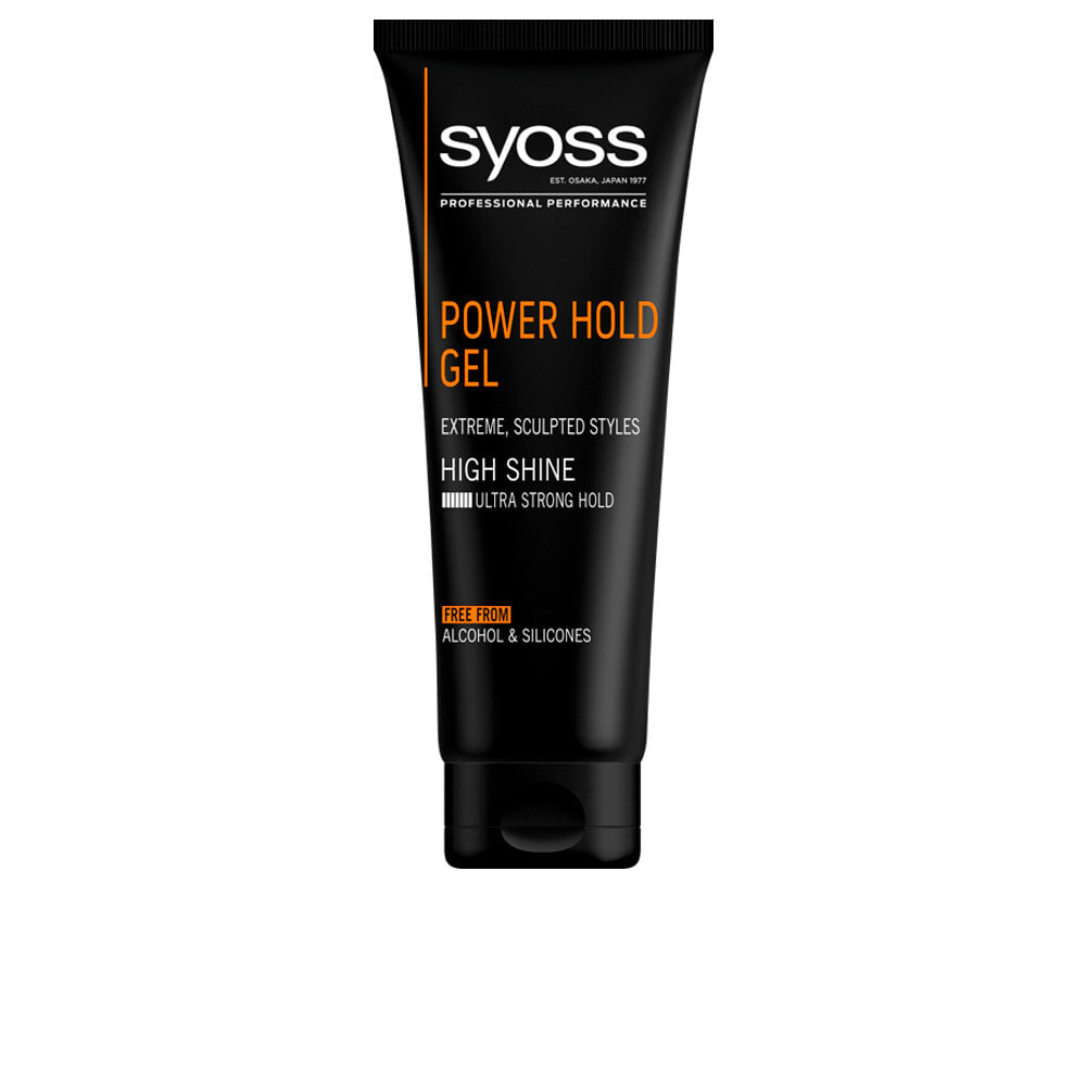 Syoss Power Hold Hide Shine Styling Gel Гель для экстра сильной фиксации и блеска волос 250 мл