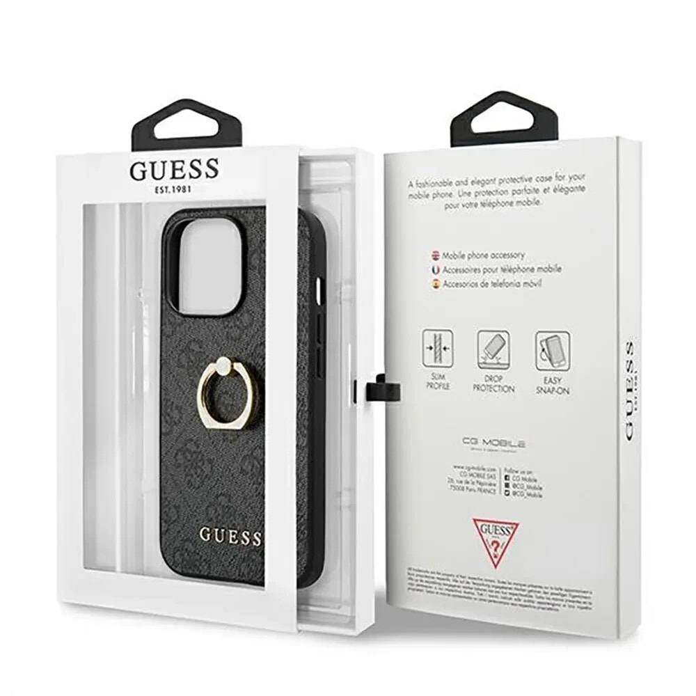 GUESS Guhcp13L4Gmrgr iPhone 13 Pro13 6.1 4G With Ring Stand phone case