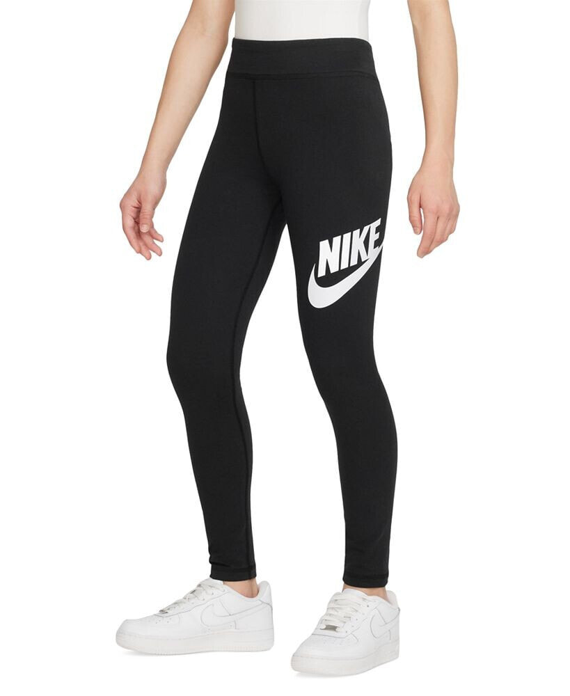 Nike sportswear Big Girls' Essentials Mid-Rise Leggings