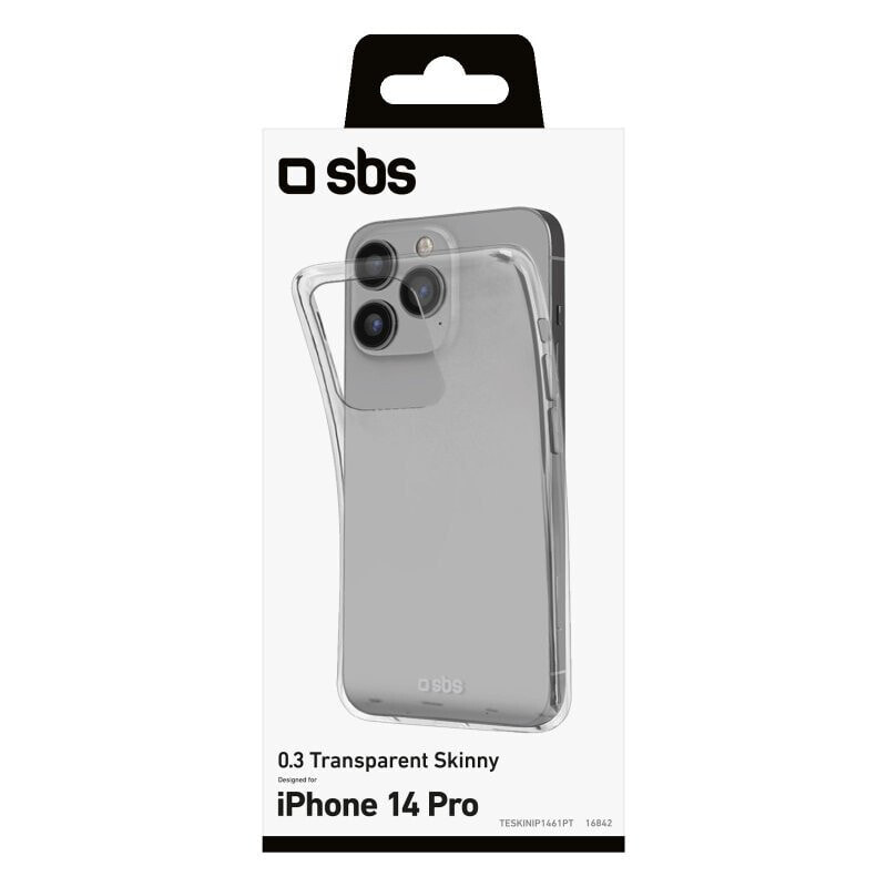 SBS Skinny Cover für iPhone 14 Pro transparent