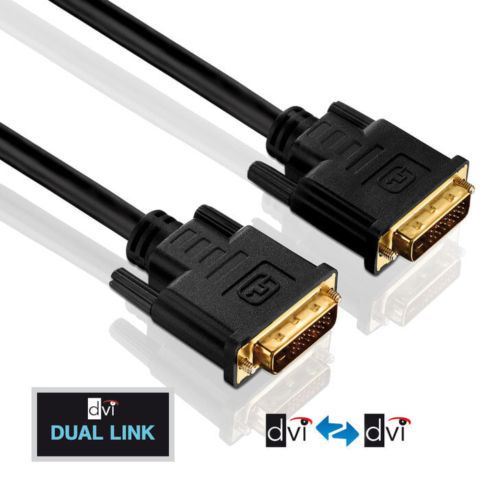 PureLink DVI-D M-M 5m DVI кабель Черный PI4200-050