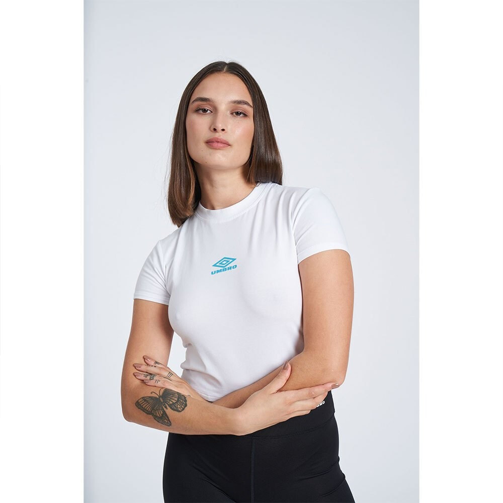 UMBRO Fitted Crop Short Sleeve T-Shirt