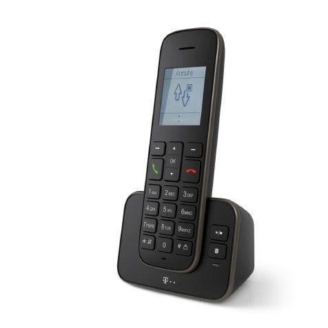 Telekom Sinus PA 207 Plus 1 Аналоговый/DECT телефон Черный Идентификация абонента (Caller ID) 40753987