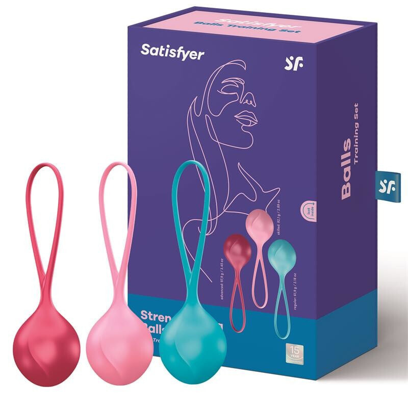 Анальные бусы или шарики Satisfyer Pack 3 Ben-Wa Balls Strengthening Balls 2020 Version Silicone