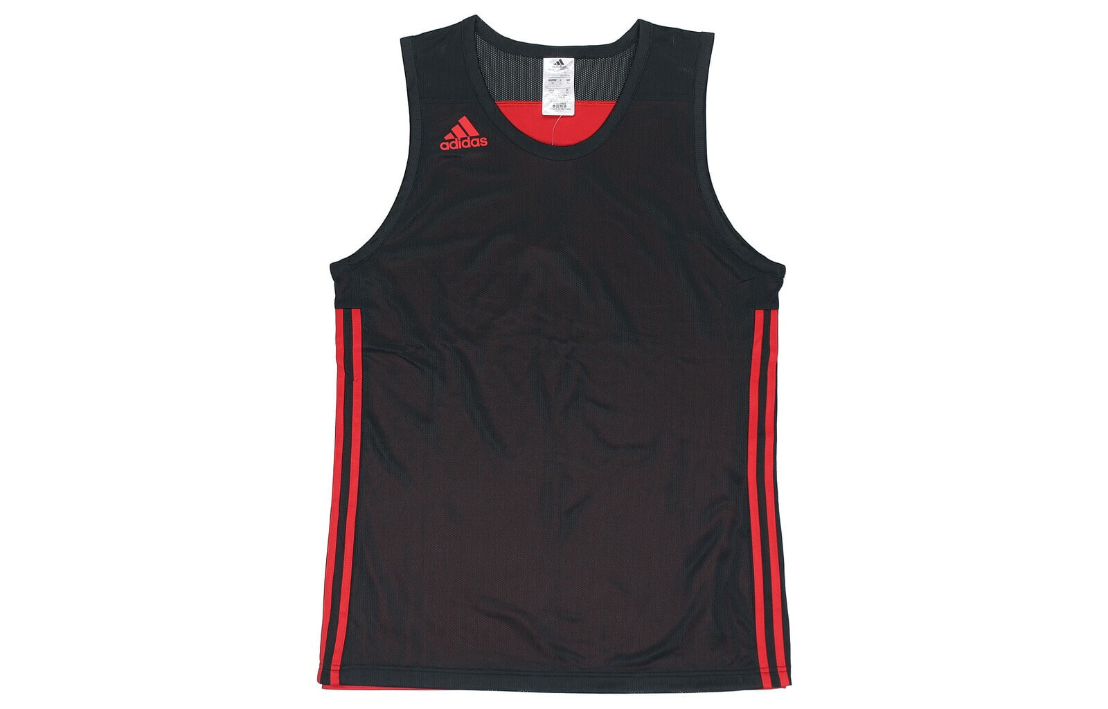 adidas 篮球训练休闲透气针织背心 男款 黑红 / Trendy Sports Vest DY6588