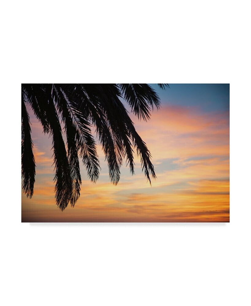 Trademark Global laura Marshall Sunset Palm I Canvas Art - 20