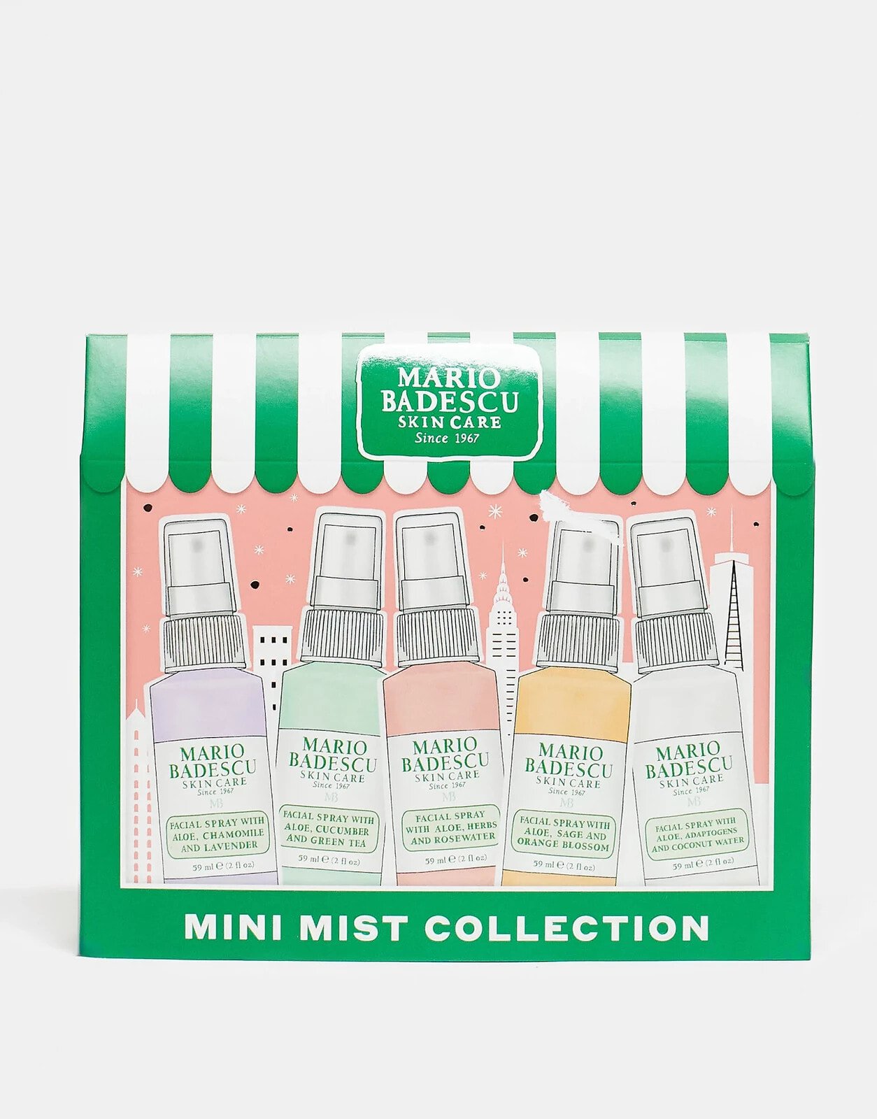 Mario Badescu – The Mini Mist Collection – Gesichtsspray-Set – 20% Rabatt