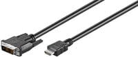 Goobay 50581 - HDMI/DVI Kabel DVI auf HDMI 1080p 3 m - Cable - Digital