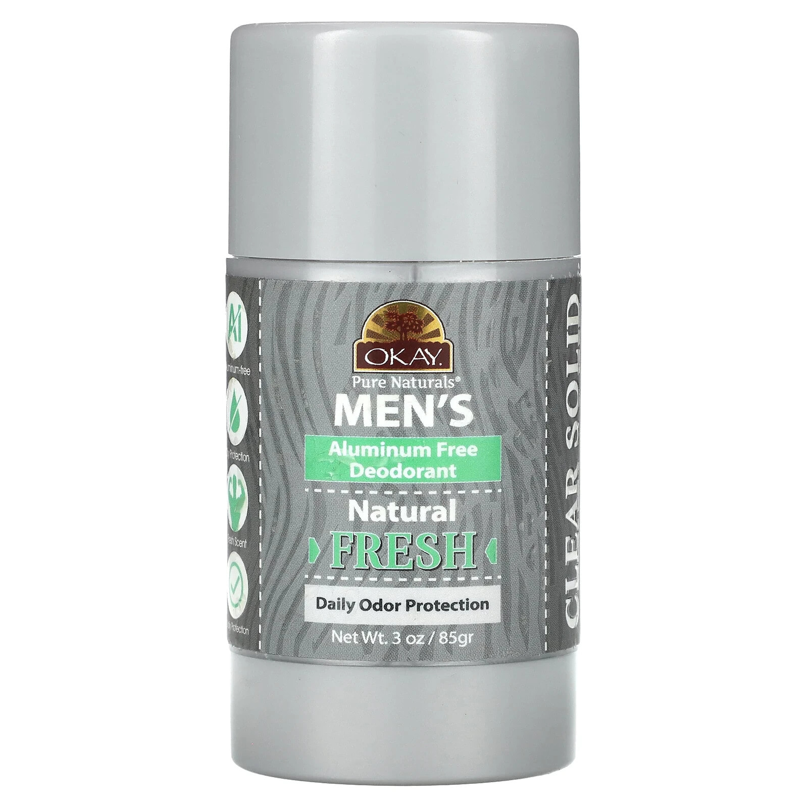 Men's, Aluminum Free Deodorant, Fresh, 3 oz (85 g)