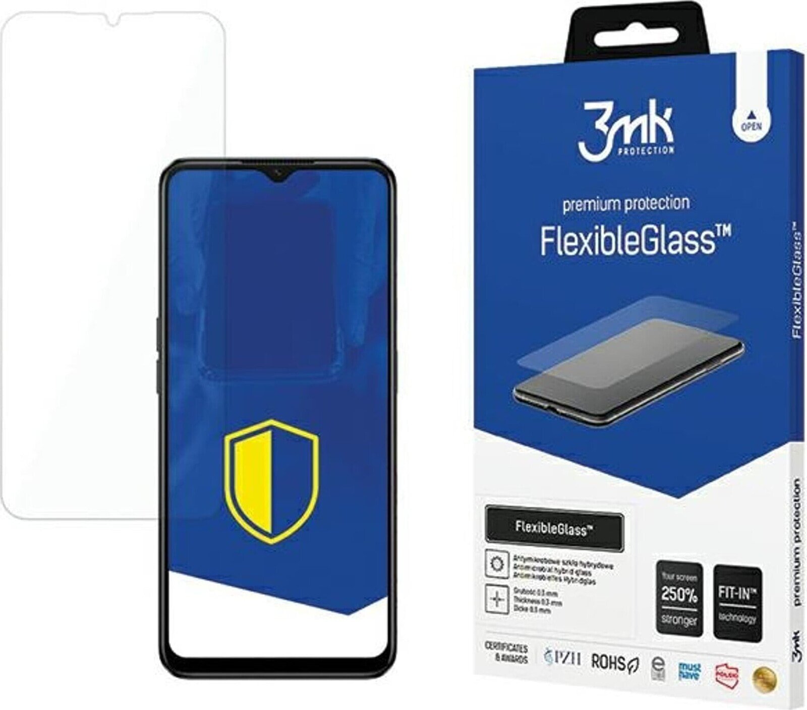 3MK Szkło hybrydowe 3MK FlexibleGlass Xiaomi Redmi Note 9 Pro Max