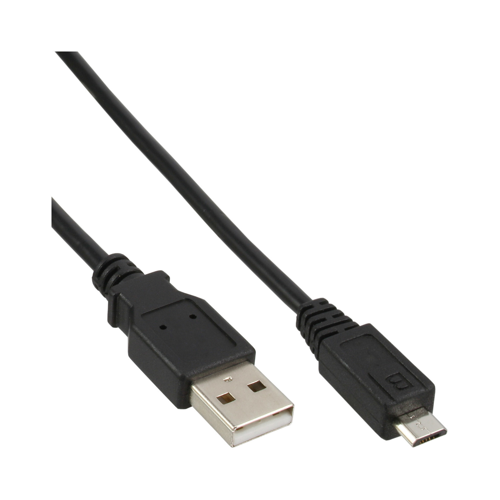 InLine 31705 USB кабель 0,5 m USB A Micro-USB B Черный