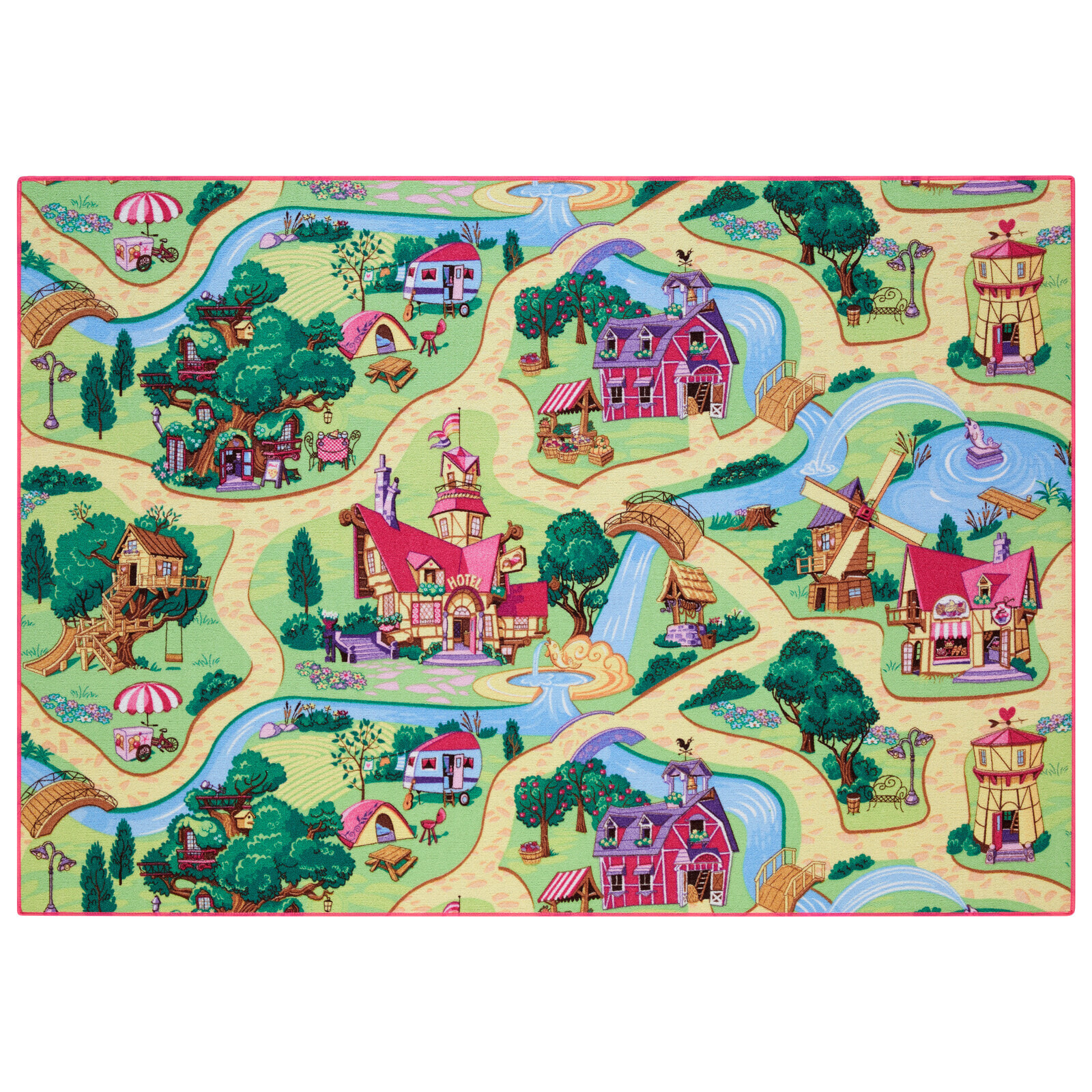 Candy Town Kinderteppich 95x200cm