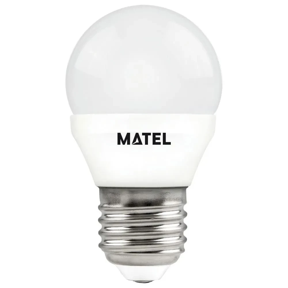 MATEL Dimmable E27 cool Spherical LED Bulb 7W