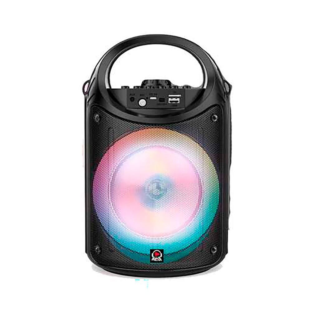 REIG MUSICALES Bluetooth Speaker With Microphone Led Lights USB Input And Radio 19.4x18.9x3.02 cm