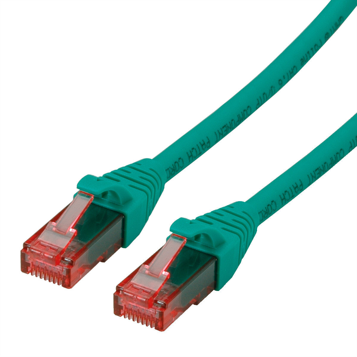ROLINE 21.15.2530 сетевой кабель 0,5 m Cat6 U/UTP (UTP) Зеленый