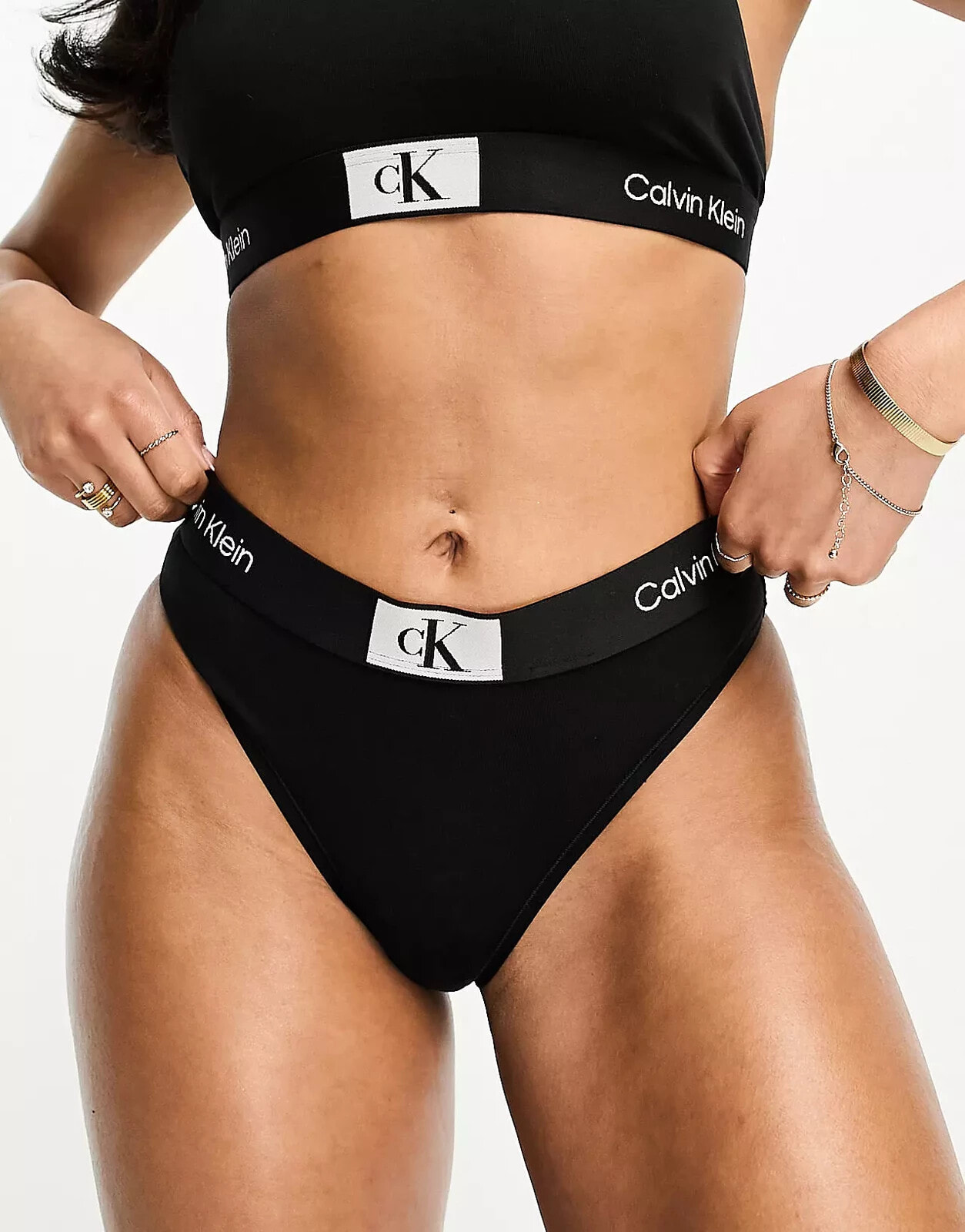 Calvin Klein – CK 96 – Tanga in Schwarz