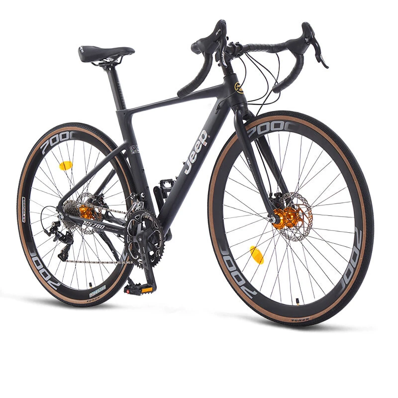 Jeep Aluminum Alloy Fiber Disc Brake Road Bikes Unisex