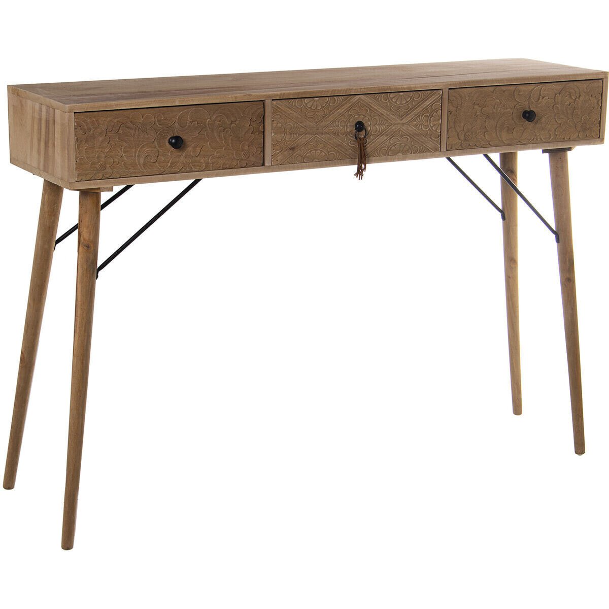 Console Alexandra House Living Brown Wood 115 x 81 x 30 cm