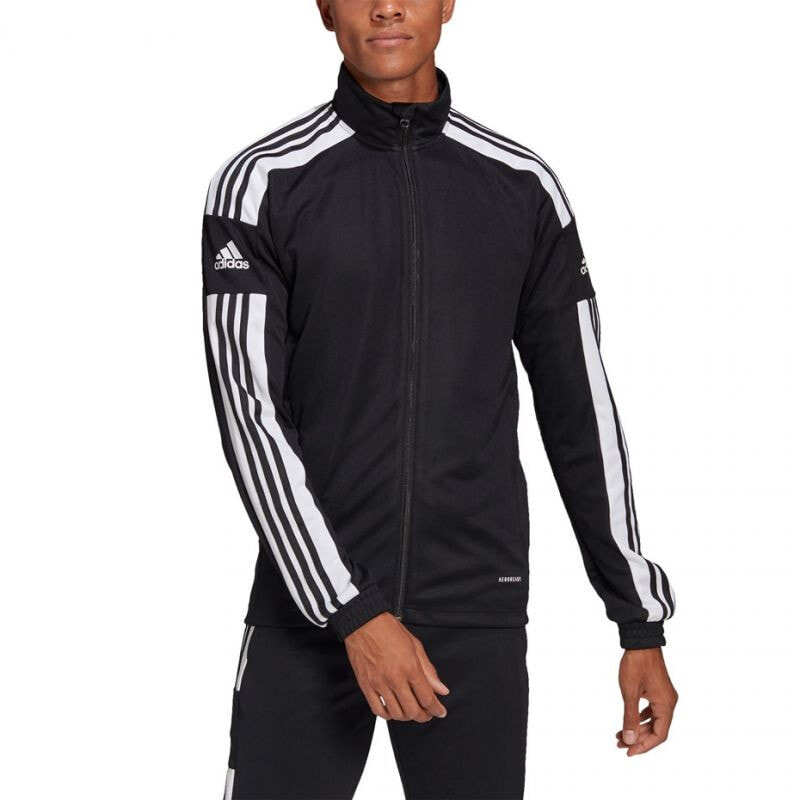 Мужская олимпийка спортивная на молнии черная adidas Squadra 21 Training M GK9546 размер XXXL — купить недорого с доставкой, 466774