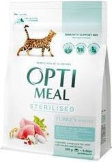 Сухой корм для кошек OPTIMEAL, для взрослых с проблемами мочевыводящей системы, с индейкой, 0.3кг