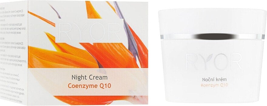 Feuchtigkeitsspendende Anti-Aging Nachtcreme für das Gesicht mit Coenzym Q10 - Ryor Coenzyme Q10 Night Cream