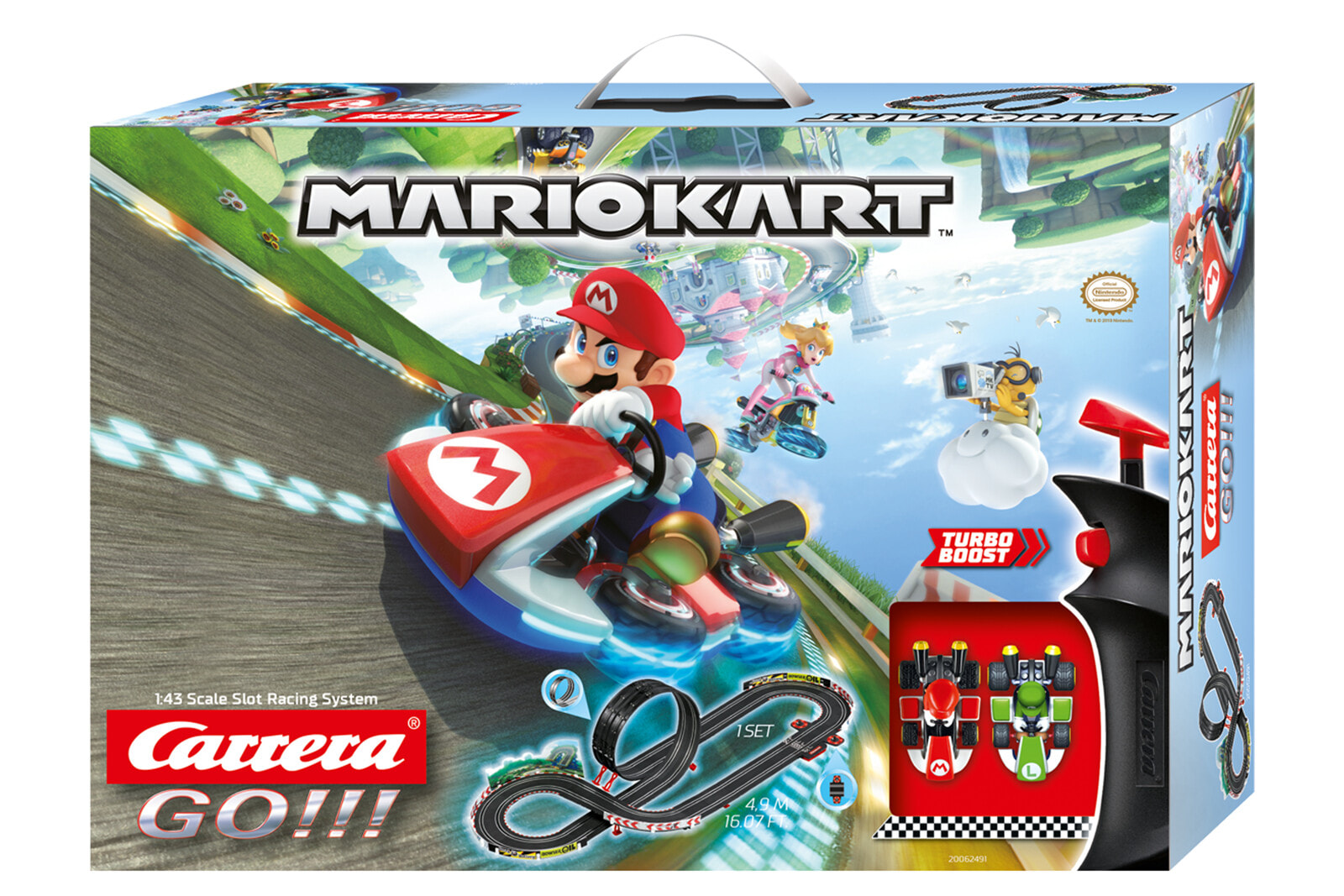 Carrera Nintendo Mario Kart 8 трек для игрушечных машинок Полиуретановый пластик 20062491