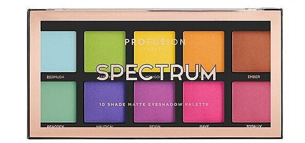 Lidschattenpalette - Profusion Cosmetics Spectrum 10 Shades Eyeshadow Palette