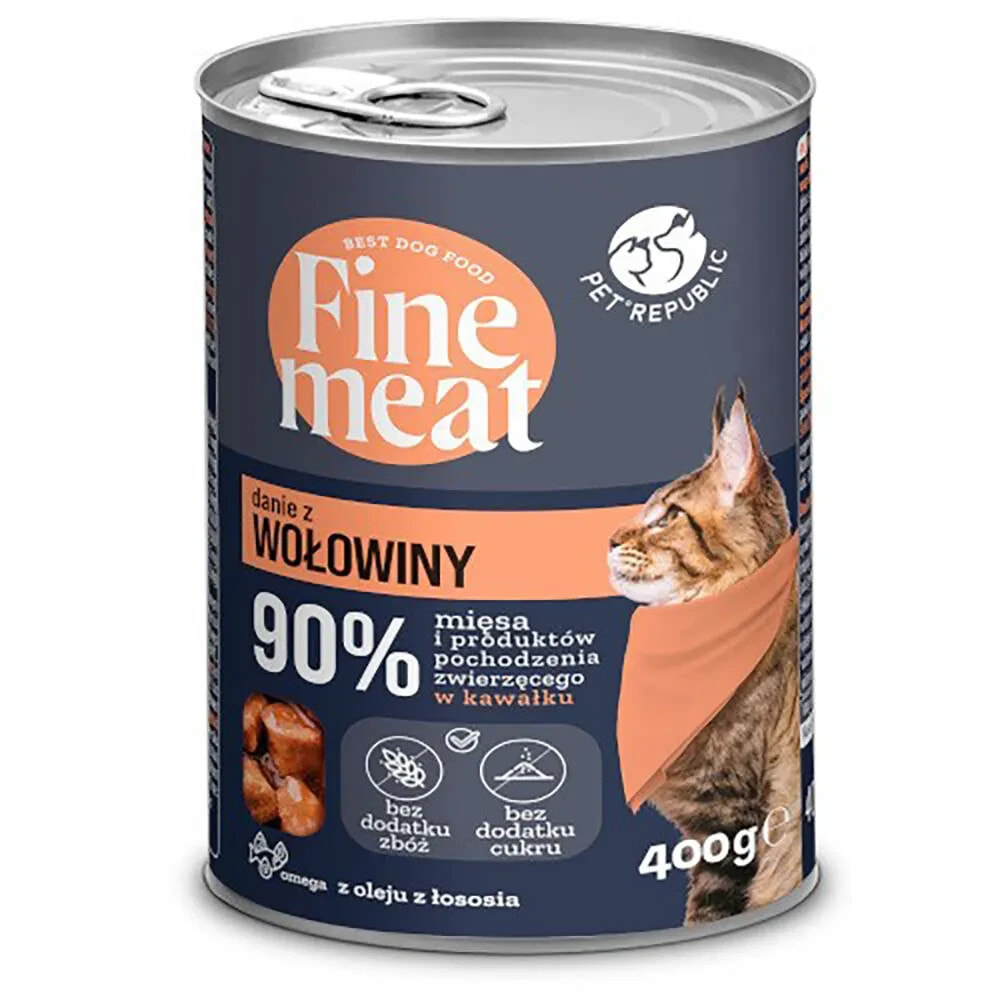 PET REPUBLIC Fine meat beef dish wet cat food 100g