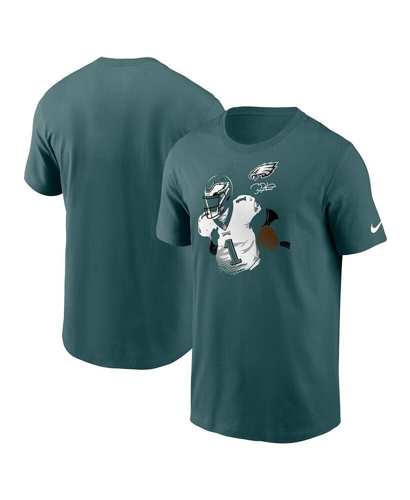 Nike men's Jalen Hurts Midnight Green Philadelphia Eagles Player Graphic T-shirt