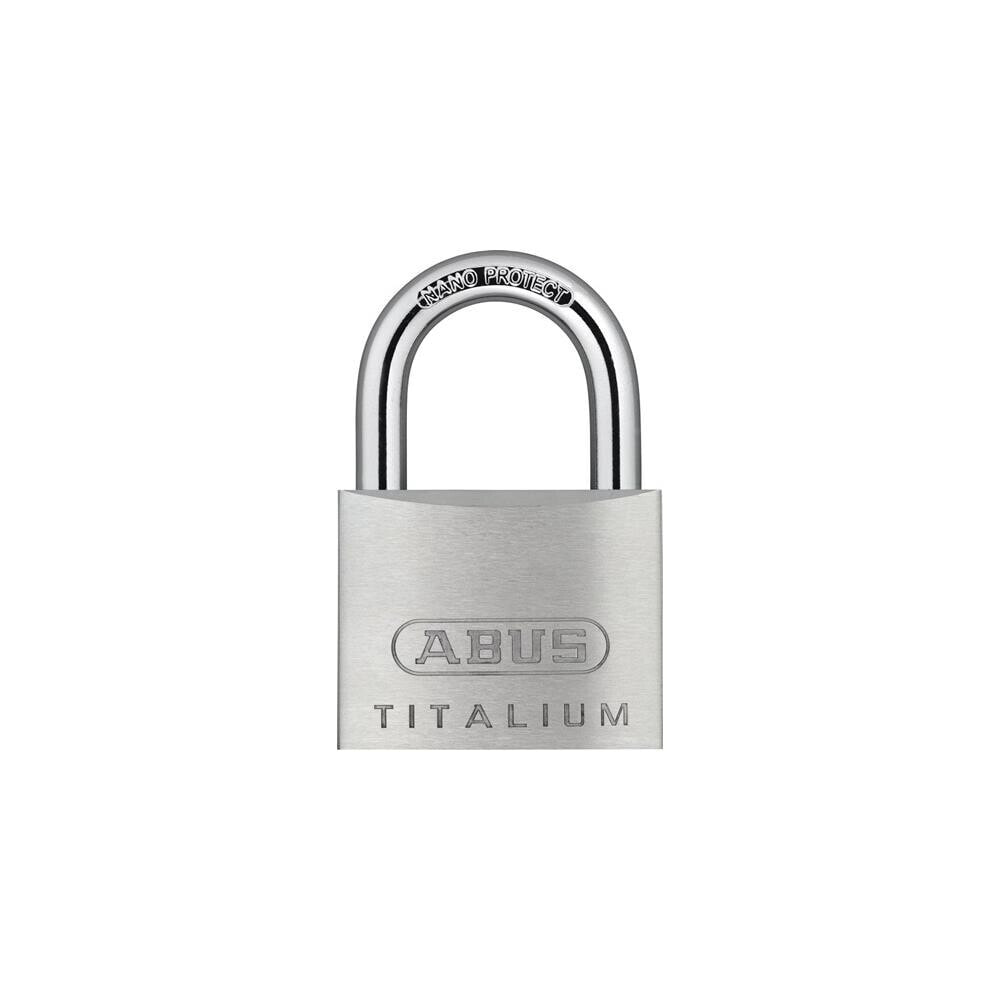 Abus Zylindervorhangschloss 64TI/50 gl Schlosskörperbreite 50 mm Titalium gleichschließend 6511