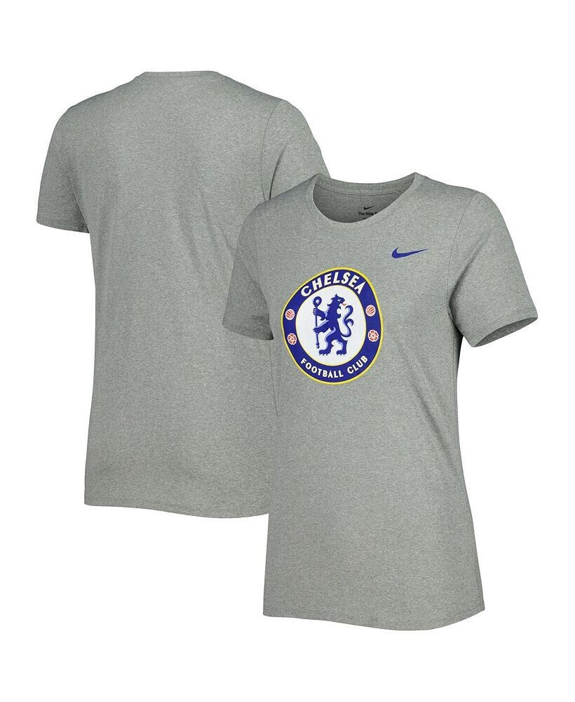 Nike women's Heather Gray Chelsea Legend Performance T-shirt