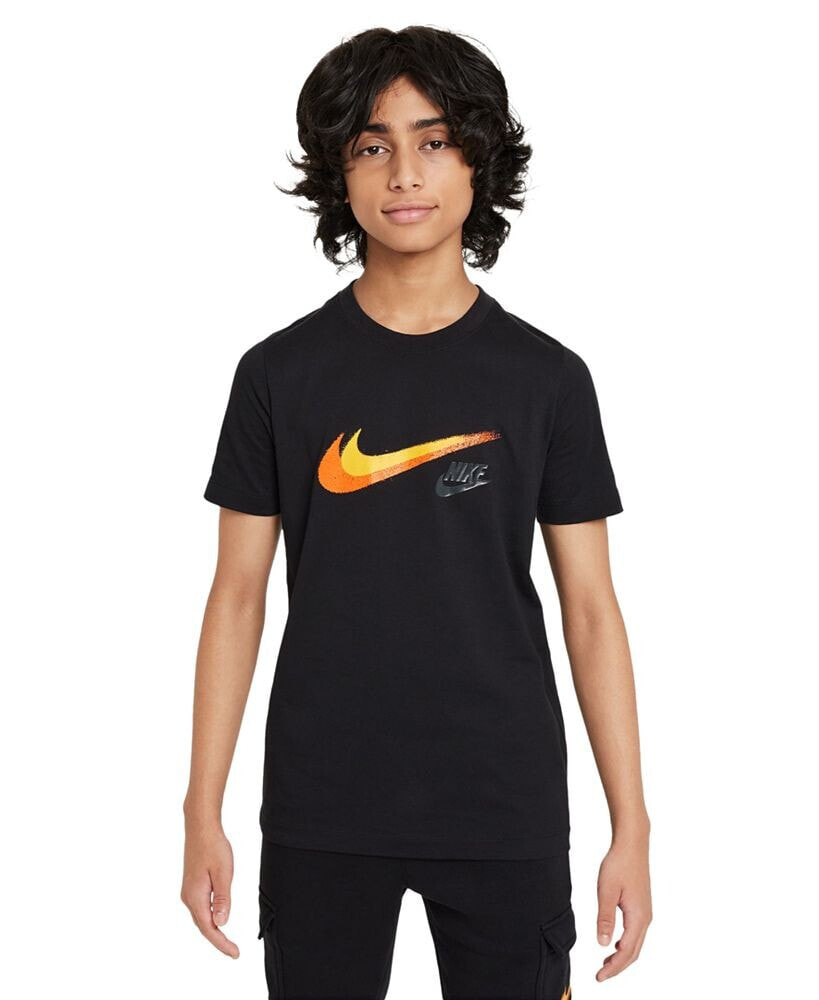 Nike sportswear Big Boys Cotton Logo Graphic T-Shirt