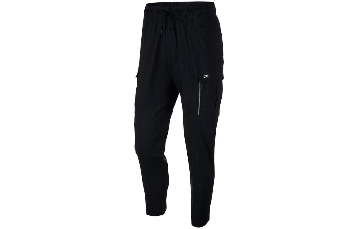 Nike Sportswear 工装大口袋休闲长裤 春季 男款 黑色 / Nike Sportswear BV3128-010