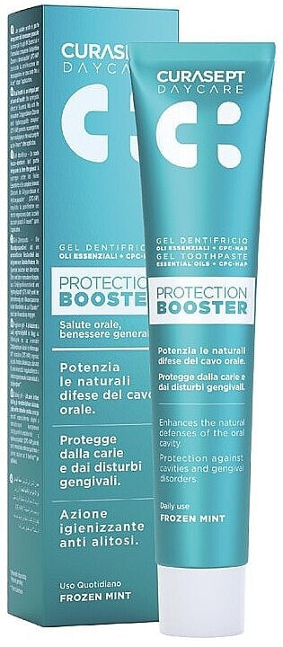 Zahnpasta - Curaprox Curasept Daycare Protection Booster Gel Toothpaste Frozen Mint