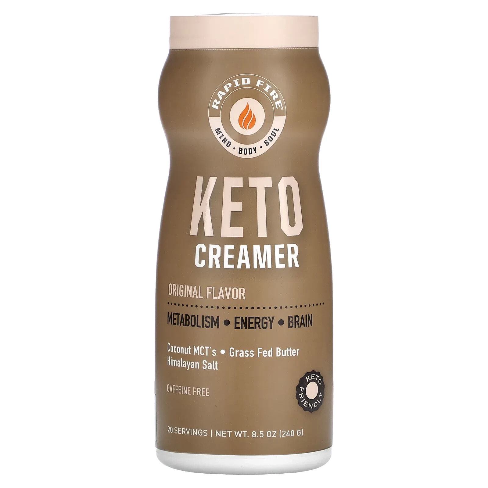 Keto Creamer, Original, Caffeine Free , 8.5 oz (240 g)