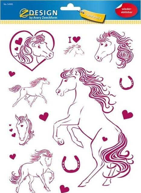 Avery Zweckform Window stickers - Horses