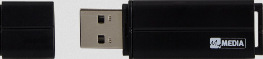 Verbatim MyMedia USB флеш накопитель 64 GB USB тип-A 2.0 Черный 69263