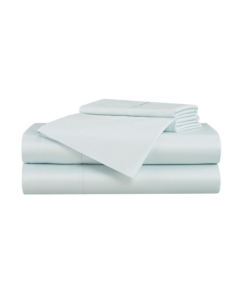 Aston and Arden rayon from Bamboo King Sheet Set, Ultra Silky Luxury Sheets, 1 Flat Sheet, 1 Fitted Sheet, 2 Pillowcases, Temperature Regulating, Breathable, Sustainably Sourced