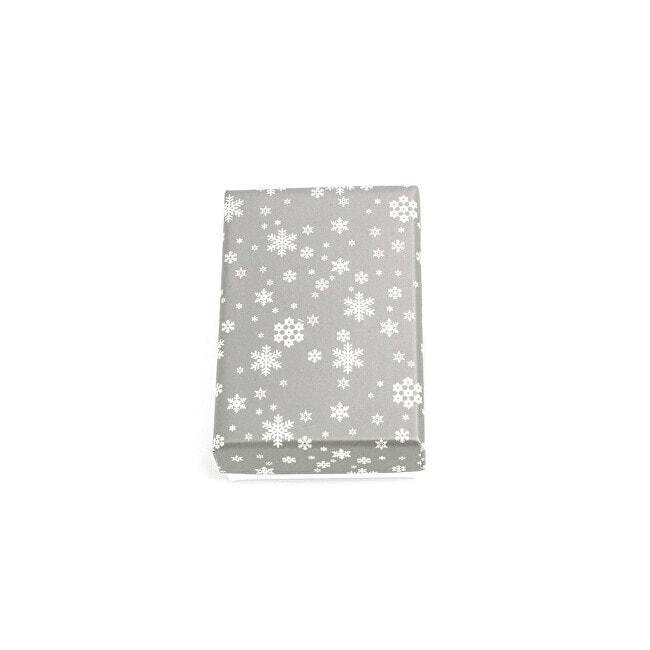 Silver winter gift box for jewelry KP15-8-G