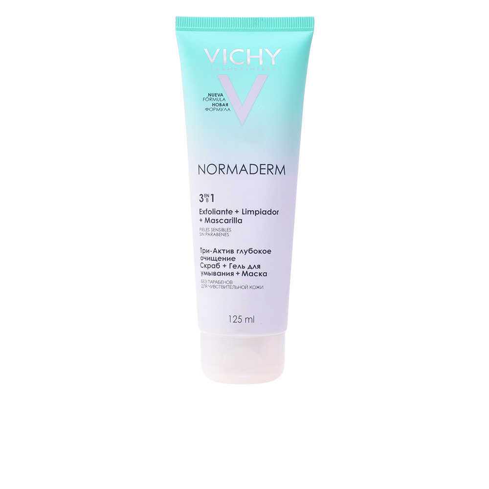 Vichy Normaderm Face Wash Scrub Mask 3in1 Гель для умывания, скраб и маска 3 в 1