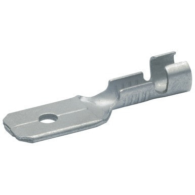 Klauke 2235 - Tab connector - Straight - Silver - Brass - 1 mm² - 0.5 mm²